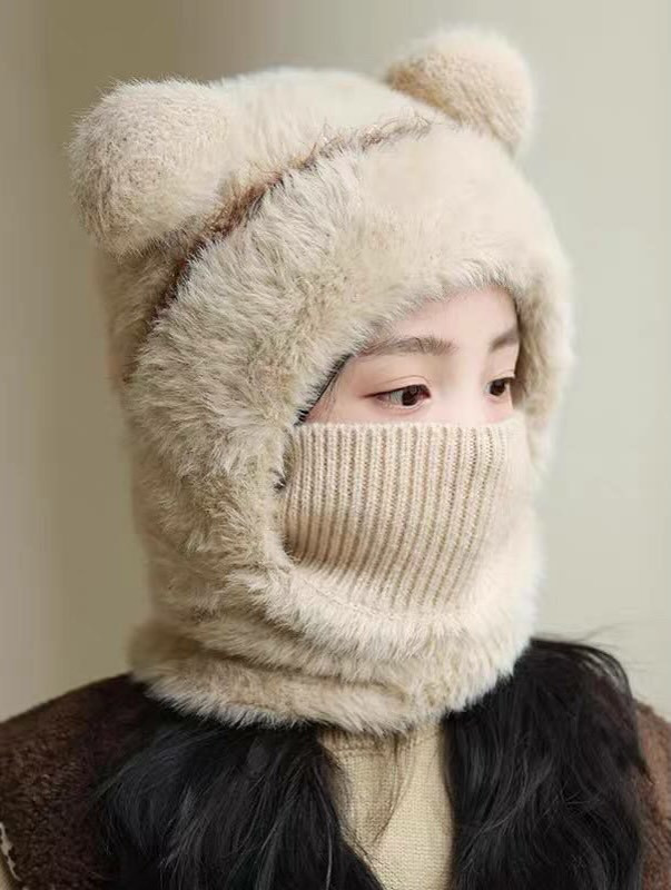 کلاه خز ماسکدار بچگانه ۱ تا ۳ سال